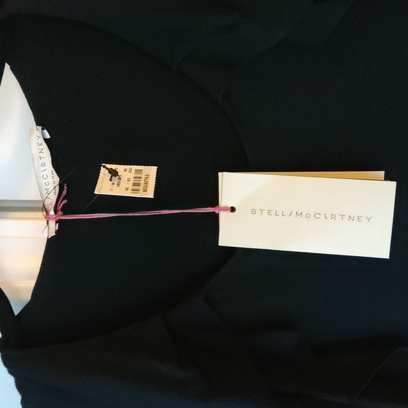 STELLA MCCARTNEY💥New💥🥳HOST PICK🥳Black Flutter Sleeve Dress - Picture 8 of 12